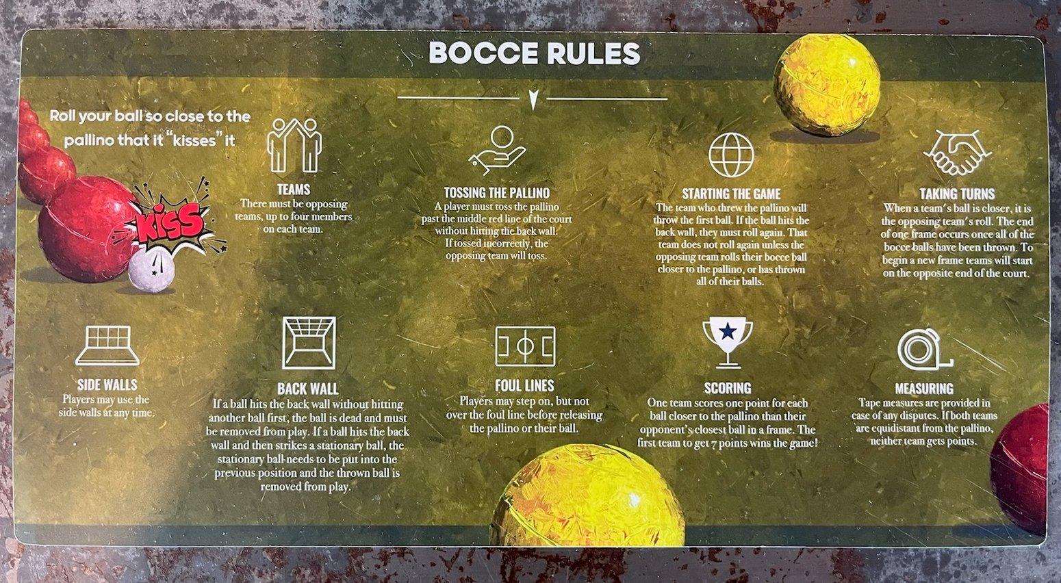 Bocce Rules 