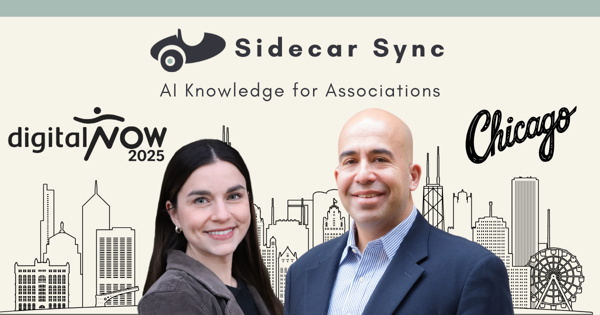 Sidecay Sync Podcast episode 106 cover featuring Amith Nagarajan and Mallory Mejias