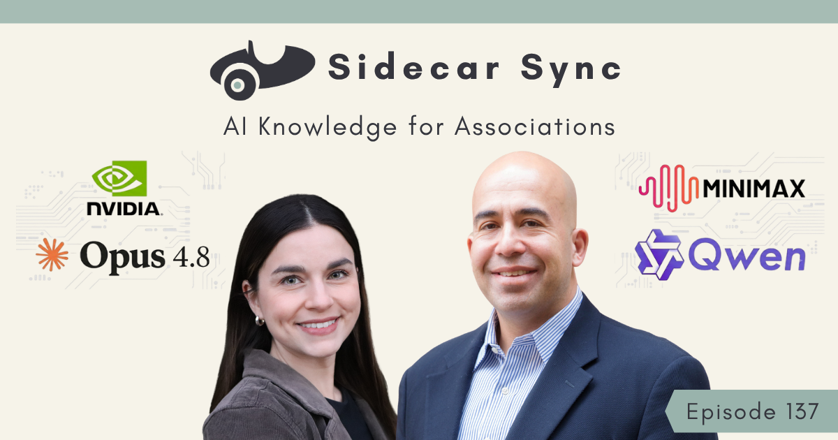 Sidecar Sync Episode episode 137 cover featuring Amith Nagarajan and Mallory Mejias