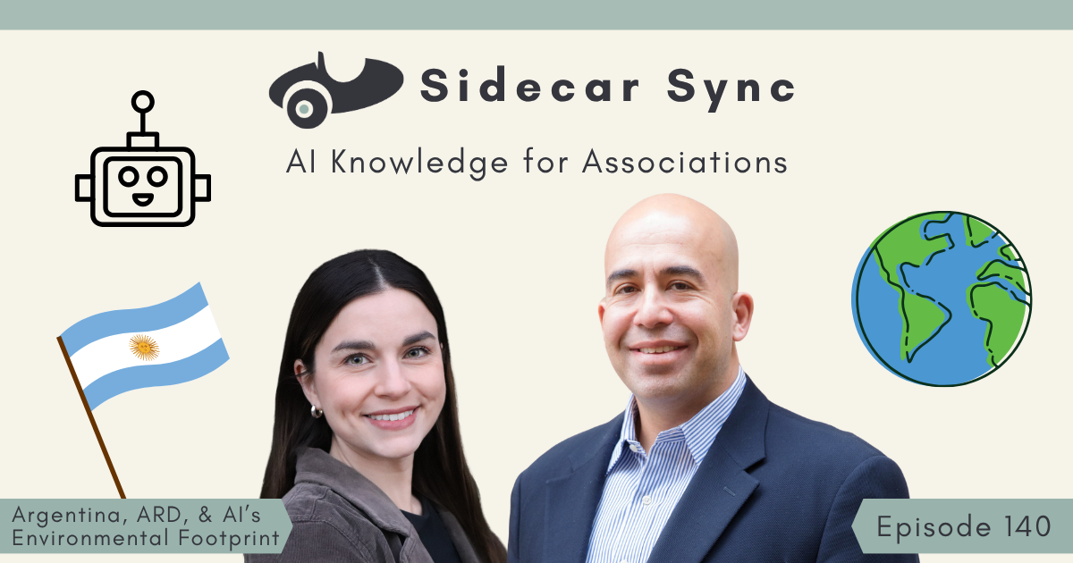 Sidecar Sync Episode episode 140 cover featuring Amith Nagarajan and Mallory Mejias