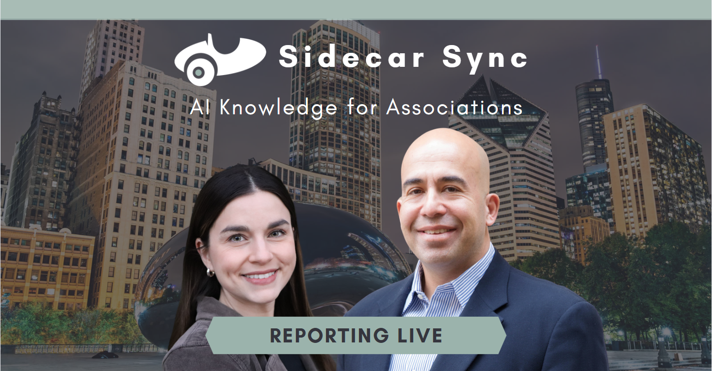 Sidecay Sync Podcast episode 108 cover featuring Amith Nagarajan and Mallory Mejias