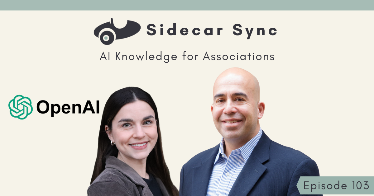 Sidecar Sync Episode 103 featuring Amith Nagarajan and Mallory Mejias