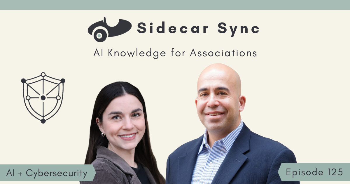 Sidecar Sync episode 125 cover featuring Amith Nagarajan and Mallory Mejias