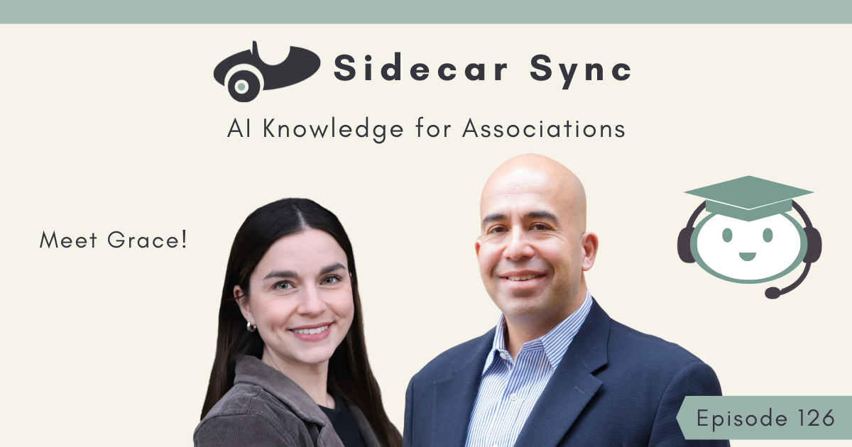 Sidecar Sync episode 126 cover featuring Amith Nagarajan and Mallory Mejias